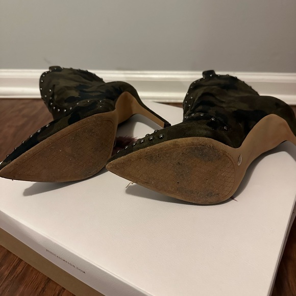 Jessica Simpson Camo Stiletto Booties SIZE 7 - Picture 5 of 8